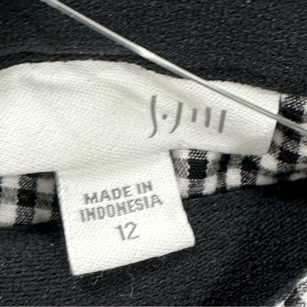 J. Jill Wearever Collection Smooth Fit Slim Leg Houndstooth Pull-On Pants - Picture 6 of 9